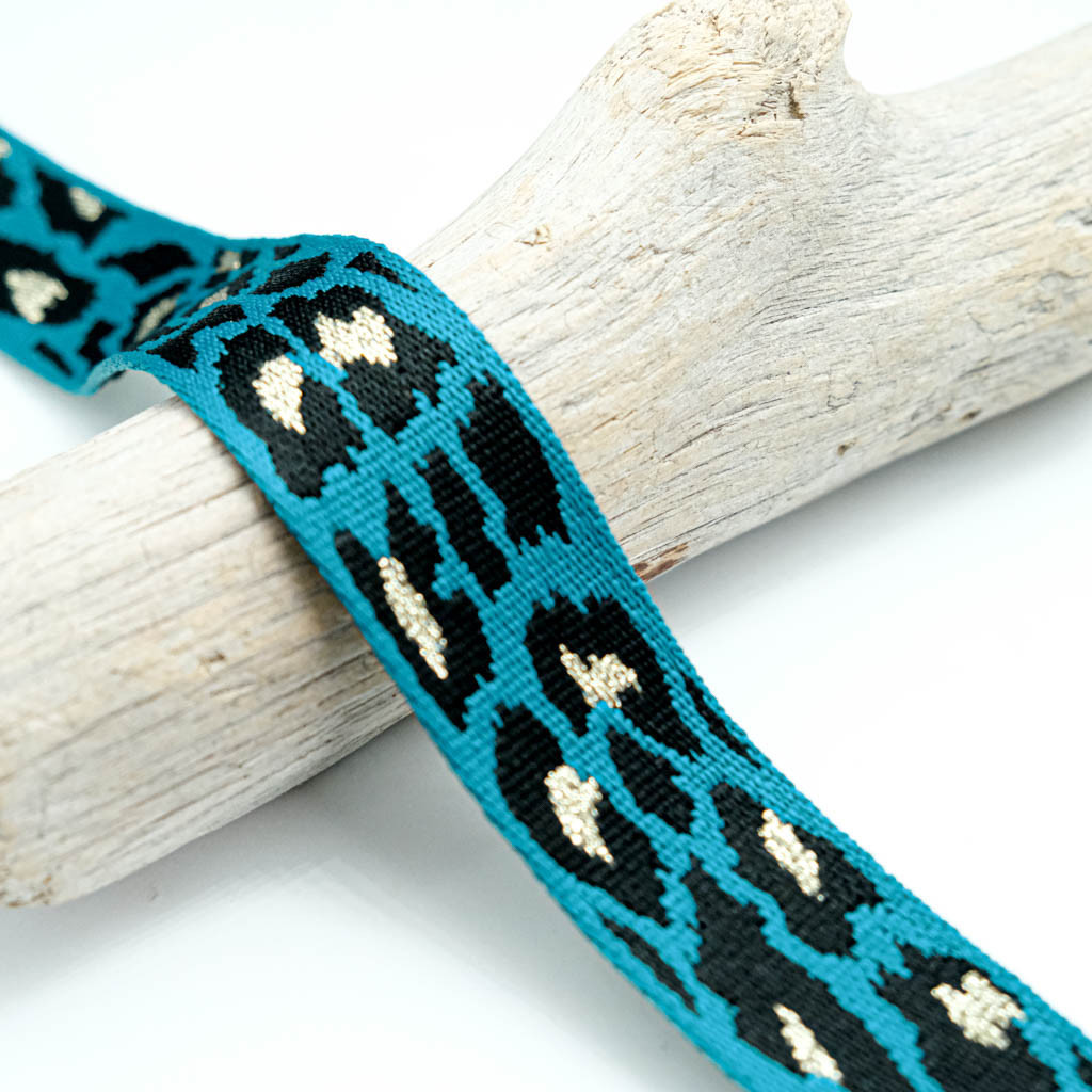 Mini Leopard Lurex Strap - Maison Klem